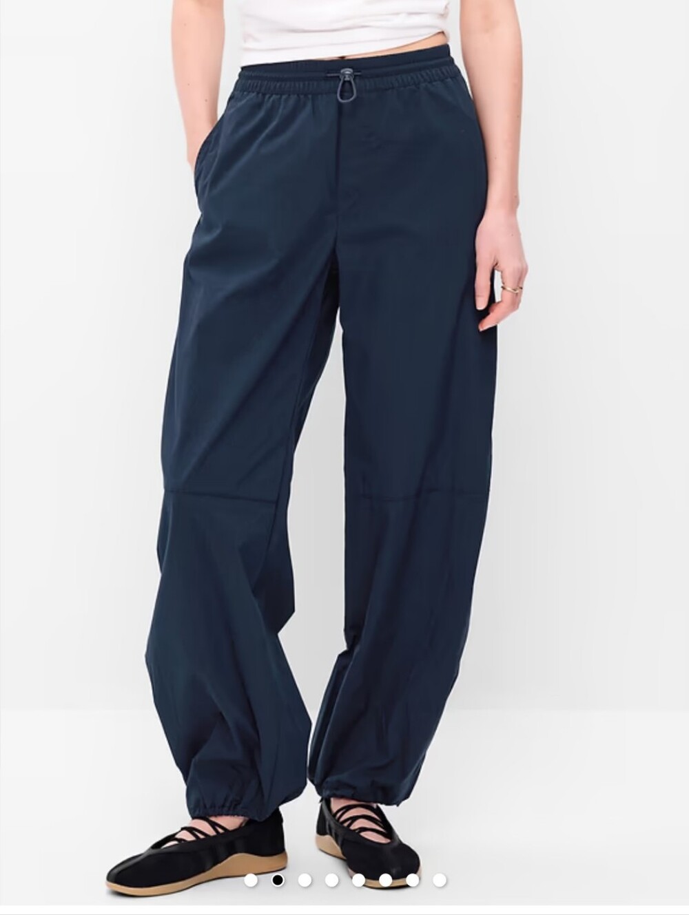 Old Navy Balloon-Leg Track Pants with Elastic Ankles